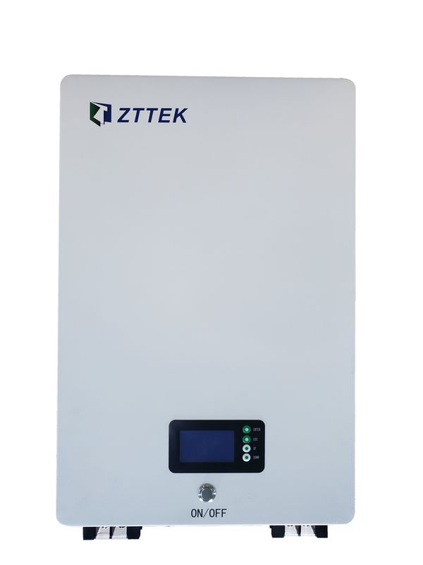 stockage de batterie électrique à paroi de type 51.2V pour le ménage, 5 kW