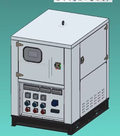 Dispositif de système de batterie de stockage d'énergie portable à louer 50hz 70kw 140kwh