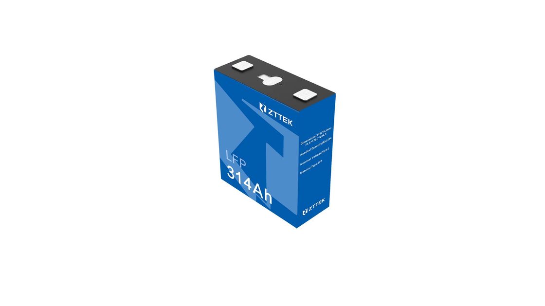 3.2V 314Ah Cellule de batterie au lithium Stockage d'énergie rechargeable CE CE IEC62619 CB Certifié
