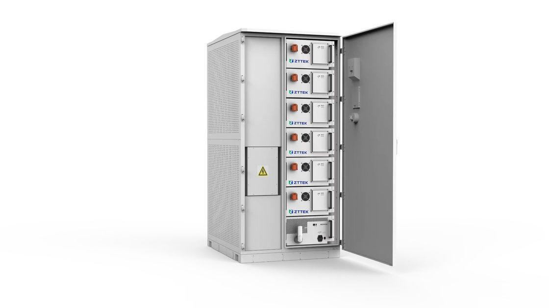 Batterie hybride ESS pour le commerce et l'industrie chargée par panneau photovoltaïque ou réseau ou générateur diesel 60kw 198kwh