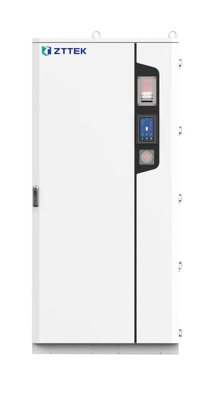 Batterie hybride ESS pour le commerce et l'industrie chargée par panneau photovoltaïque ou réseau ou générateur diesel 60kw 198kwh